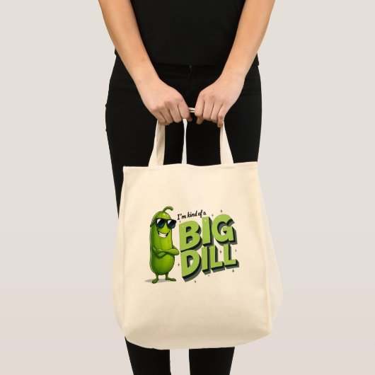 Dill Pickles Lovers Gift - Grappige Cartoon Design Tote Bag (Voorkant (product))