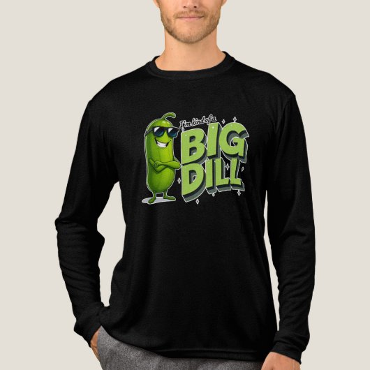 Dill Pickles Lovers Gift - Grappige Cartoon Design Tri-Blend Shirt (Voorkant volledig)