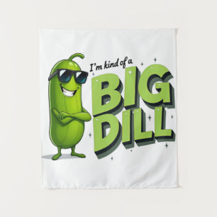 Dill Pickles Lovers Gift - Grappige Cartoon Design Wandkleed