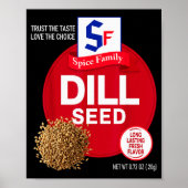Dill Seed Halloween Sce Costume Group Matching  Poster (Voorkant)
