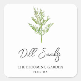 Dill Seeds label