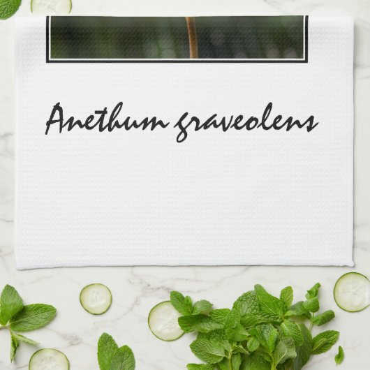 Dill weed delly theedoek (Gevouwen)