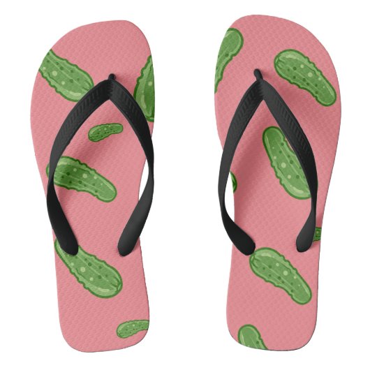 Dill With It Design - Flip Flops voor Volwassenen, (Voetbed)