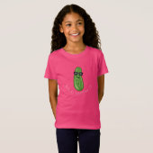 Dill with it Design - Girls' Fine Jersey T-Shirt (Voorkant volledig)