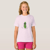 Dill with it Design - Meisjes' Basic T-Shirt (Voorkant volledig)