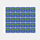 Dill with it Design - Small Square Clothing Label (Vel)