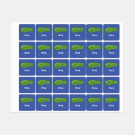 Dill with it Design - Small Square Clothing Label