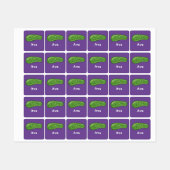 Dill with it Design - Small Square Clothing Label (Vel)