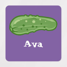 Dill with it Design - Small Square Clothing Label