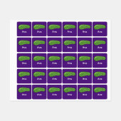 Dill with it Design - Small Square Clothing Label (Vel)