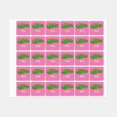 Dill with it Design - Small Square Clothing Label (Vel)