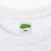 Dill with it Design - Small Square Clothing Label (Aangebracht)