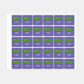 Dill with it Design - Small Square Clothing Label (Vel)