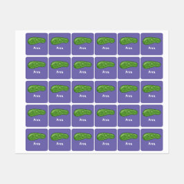 Dill with it Design - Small Square Clothing Label