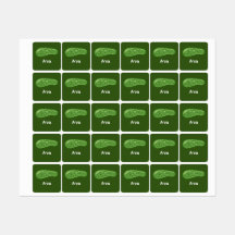 Dill with it Design - Small Square Clothing Label