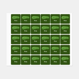 Dill with it Design - Small Square Clothing Label