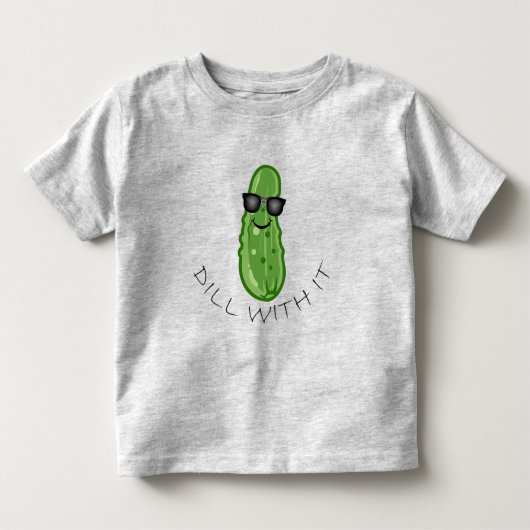 Dill with it Design - Toddler Fine Jersey T-Shirt (Voorkant)