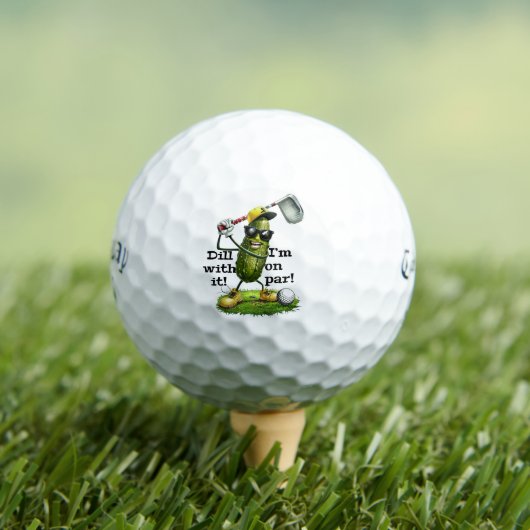 Dill With It Golfbal - Aangepaste Callaway Pickle Golfballen (Insitu Shirt)