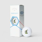 Dill With It Golfbal - Aangepaste Callaway Pickle Golfballen (Verpakking)