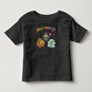 “Dill With It” Pompoen Stuntige Grappige Spookacht Kinder Shirts
