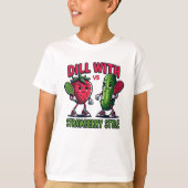 Dill with It, Strawberry Style - Beste Grappige Ca T-shirt (Voorkant)