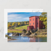 Dillard Mill Autumn Briefkaart (Voorkant / Achterkant)