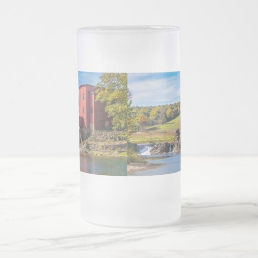 Dillard Mill Autumn Frosted Glass Mok (Center)