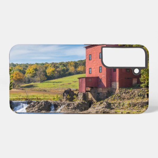 Dillard Mill Herfst Samsung Telefoon Case Galaxy Hoesje (Achterkant horizontaal)