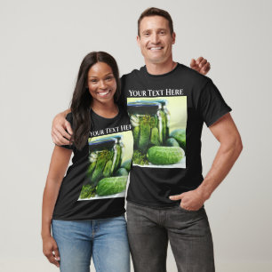 dille augurken groen plantaardige augurk voedsel t-shirt
