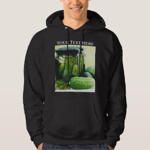 dille augurken komkommers augurk veganistisch vege hoodie