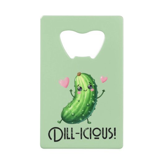 Dillelicieus Creditkaart Flessenopener (Voorkant)