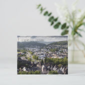 Dillenburg Evening Cityscape Duitsland Feestdagenkaart (Staand voorkant)