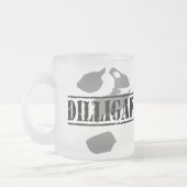 DILLIGAF? Ziet het eruit alsof ik een .... Matglas Koffiemok (Links)