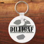 DILLIGAF? Ziet het eruit alsof ik een .... Sleutelhanger (Voorkant)