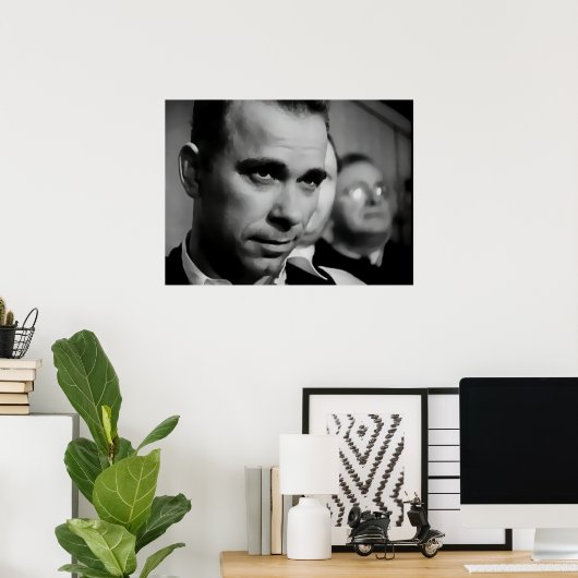 DILLINGER'S FACE 1933 POSTER (Thuiskantoor)