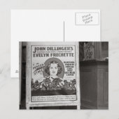 Dillinger's Pistool Moll SweeLieverd, 1938 Briefkaart (Voorkant / Achterkant)