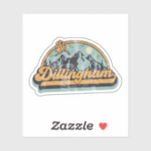 Dillingham, Alaska Sticker (Vel)