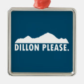 Dillon alsjeblieft metalen ornament (Voorkant)