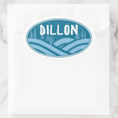 Dillon Colorado Outdoor Ovale Sticker (Tas)