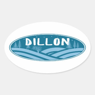 Dillon Colorado Outdoor Ovale Sticker