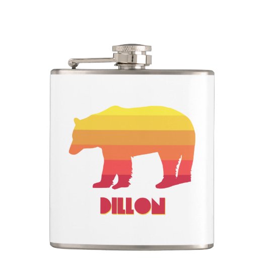 Dillon Colorado Regenboog Beer Heupfles (Voorkant)