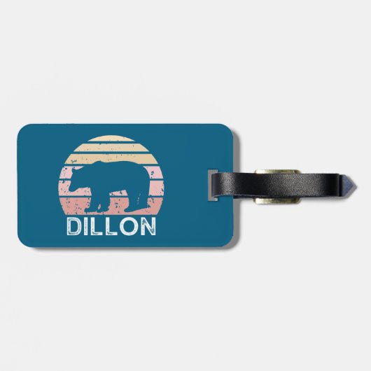 Dillon Colorado Retro Beer Bagagelabel (Achterkant horizontaal)