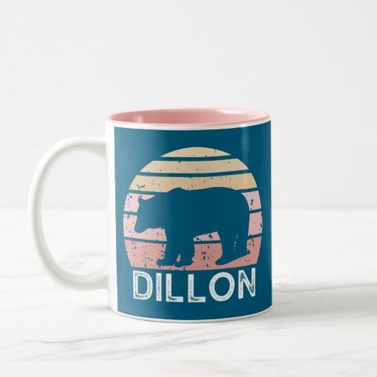 Dillon Colorado Retro Beer Tweekleurige Koffiemok (Links)