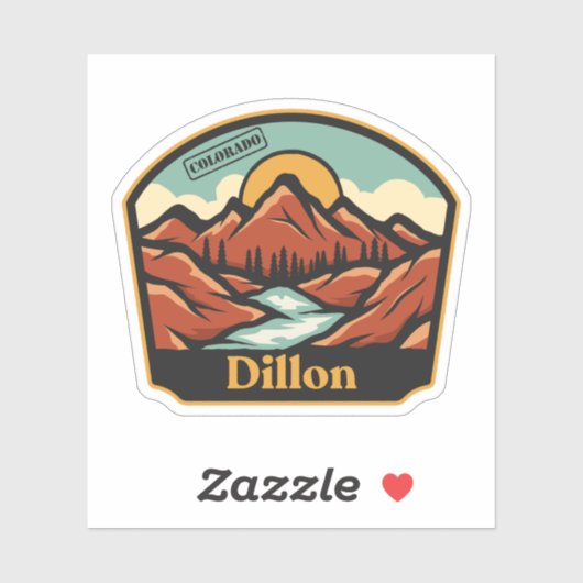 Dillon, Colorado Sticker (Vel)