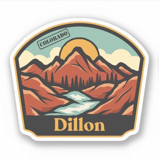 Dillon, Colorado Sticker (Voorkant)