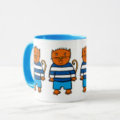 Dillon de kat mok (Voorkant links)