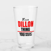 Dillon ding dat je niet zou begrijpen glas (Voorkant)
