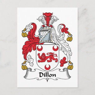 Dillon Family Crest Briefkaart