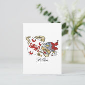 Dillon Family Crest Briefkaart (Staand voorkant)