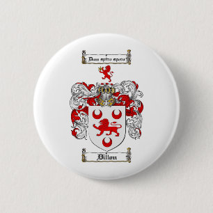 DILLON FAMILY CREST - DILLON COAT VAN WAPENS RONDE BUTTON 5,7 CM